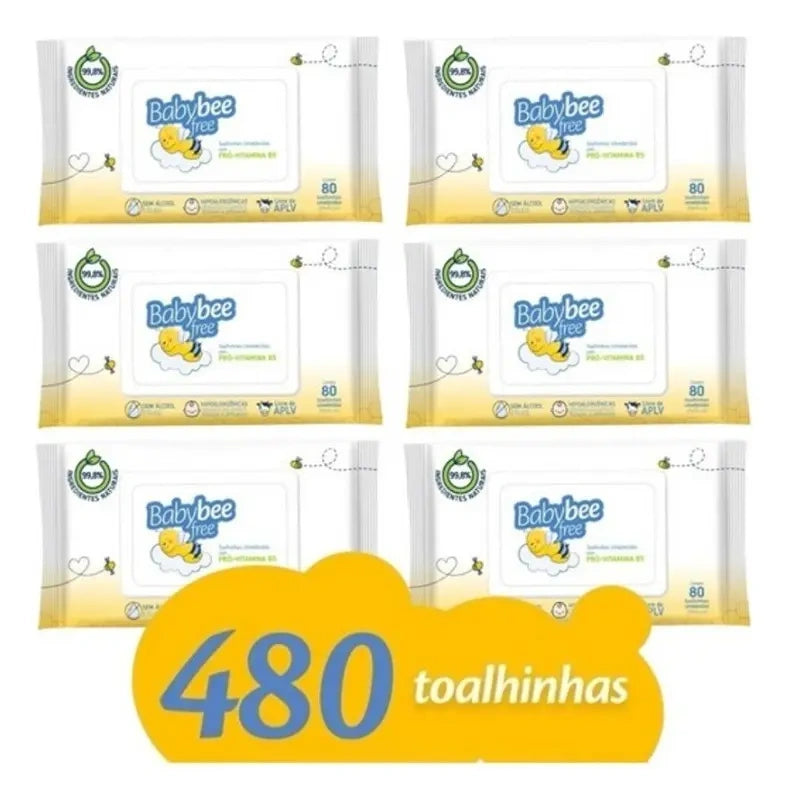 Kits Toalhinha Pró-Vitamina B5 | Baby Bee Free