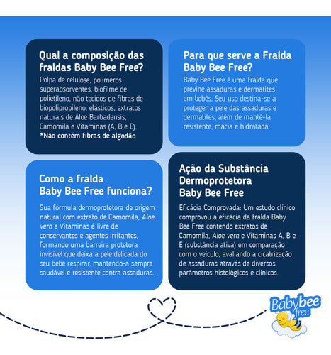 Fralda Dermoprotetora Premium | Baby Bee Free