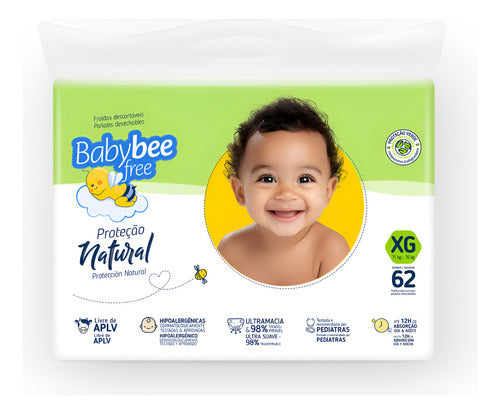 Fralda Proteção Natural | Baby Bee Free
