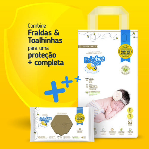 Fralda Dermoprotetora Premium | Baby Bee Free
